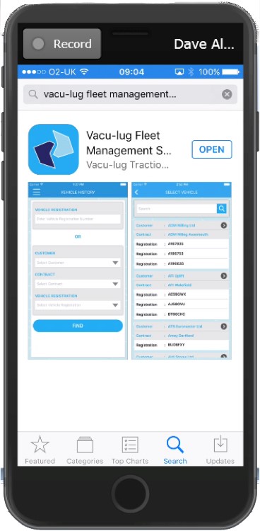 Vacu-Lug Launch VMS Mobile