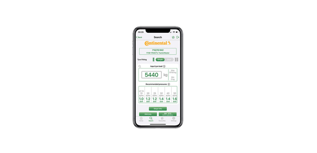 Continental Agro Tyre Pressure App