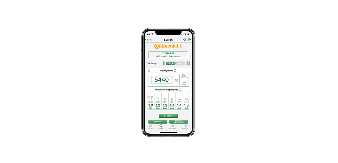 Continental Agro Tyre Pressure App