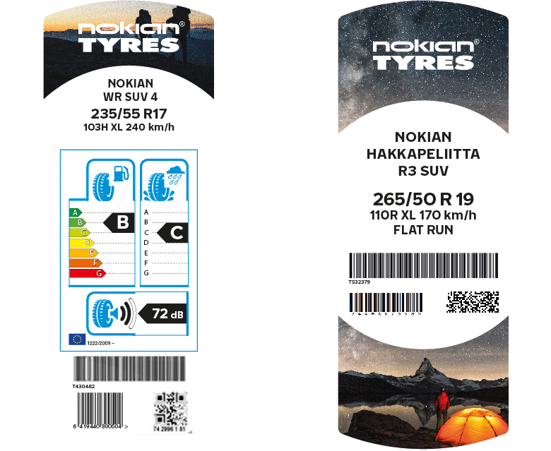 Nokian Tyre Labels Portray
