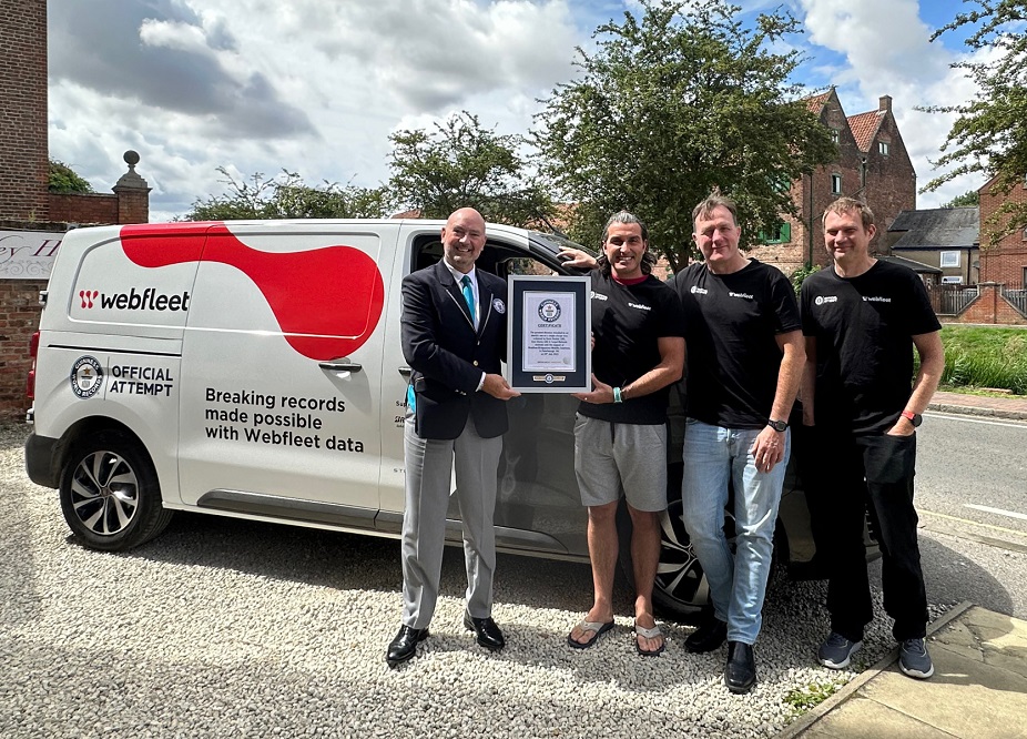 Webfleet EV Guinness World Record